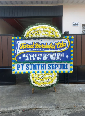 Papan Bunga Duka di Koto Tangah